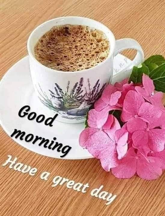 Good Morning Wishes With Tea Cup