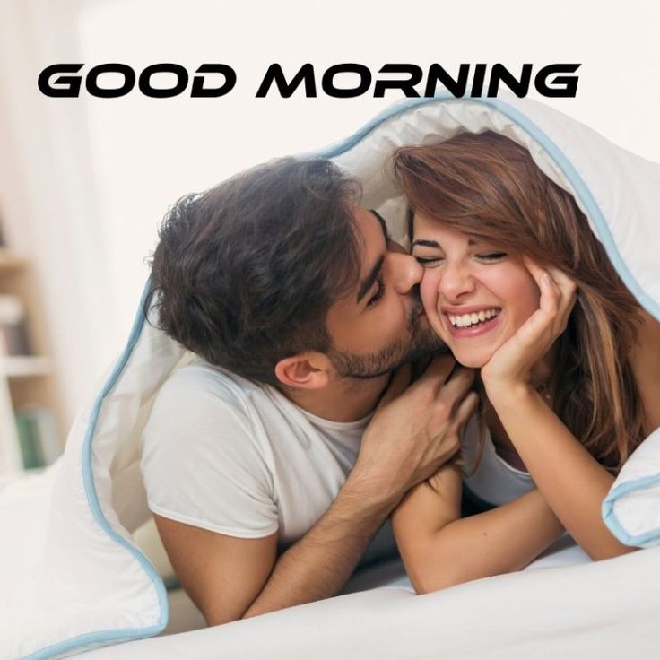 Good Morning Bed Kiss Images