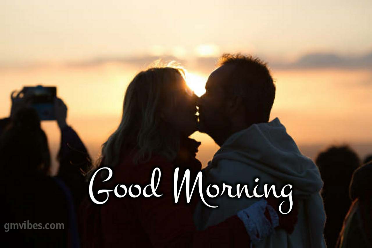 Good Morning Couple Kiss Images HD