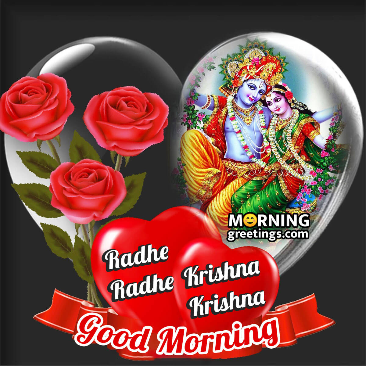 Good Morning Radha Krishna Images With Quotes