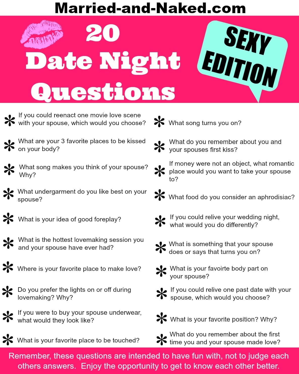 Sexually Intimate Questions To Ask A Girl