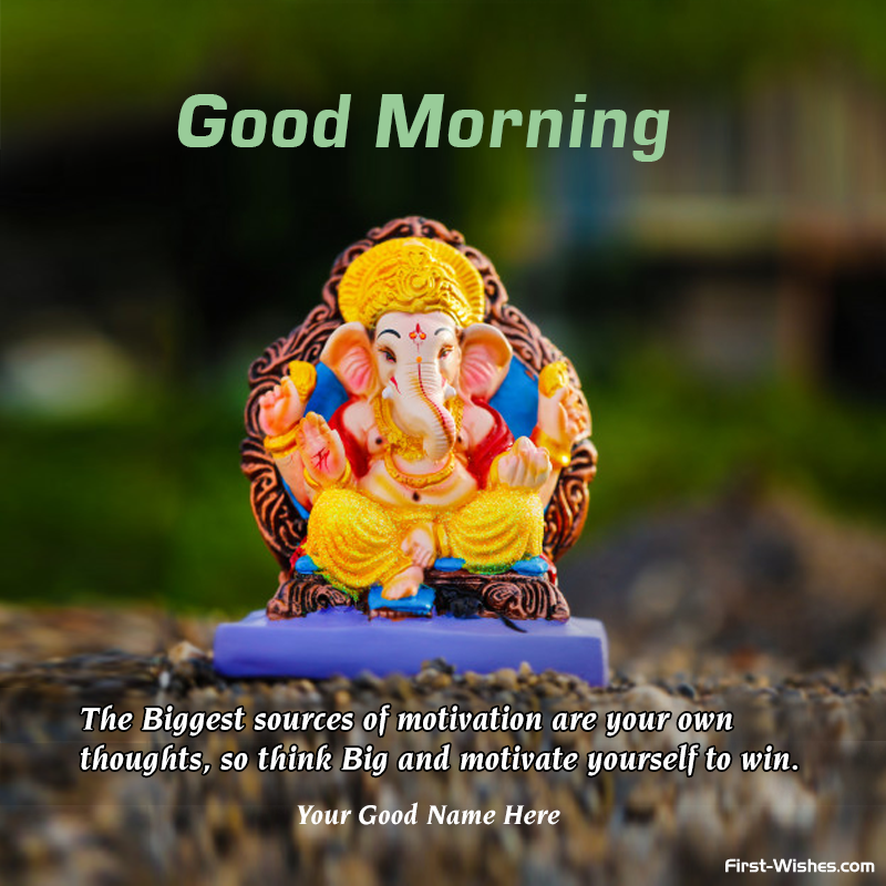Good Morning Ganpati Images With Quotes
