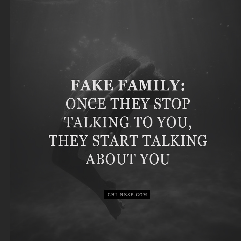 Fake Family Quotes And Status