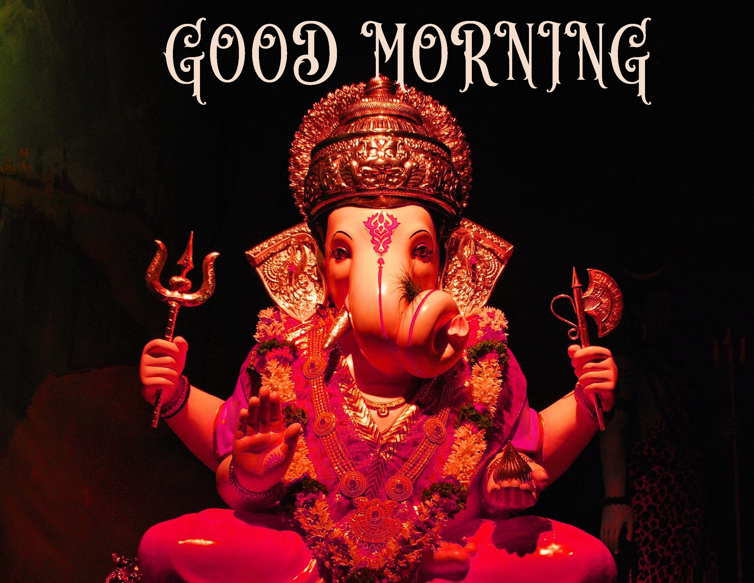 Good Morning Ganesh Images