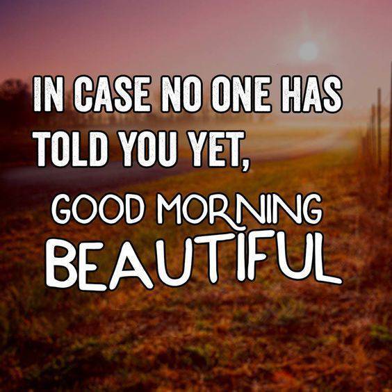 Good Morning Beautiful Lady Quotes With Images