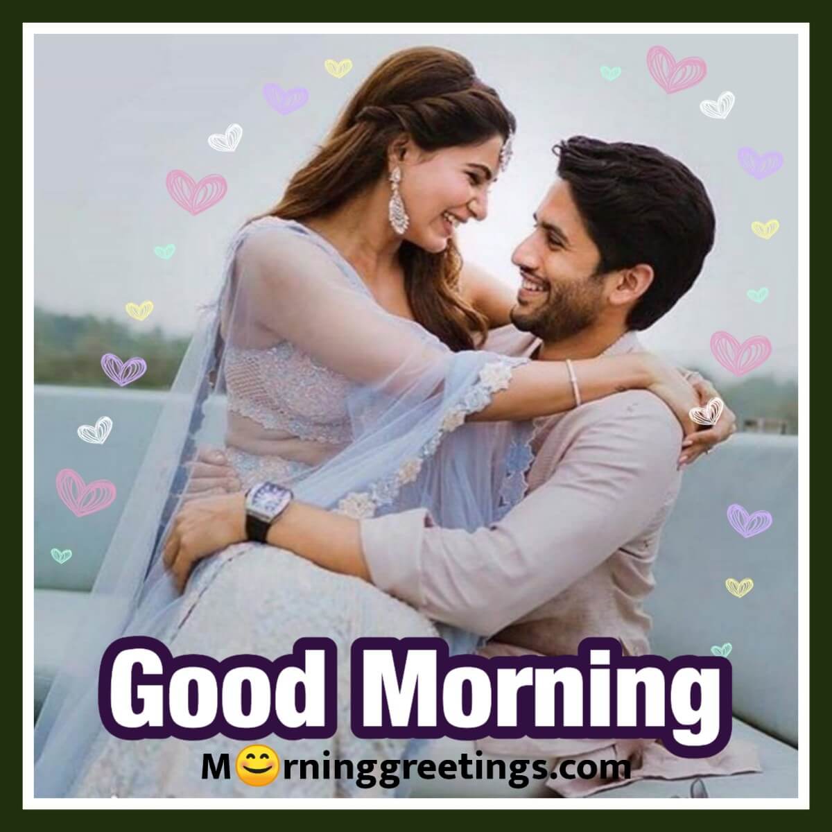 Good Morning Hug In Bed Images