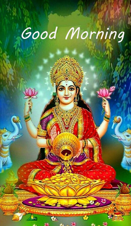 Good Morning Images With Goddess Lakshmi