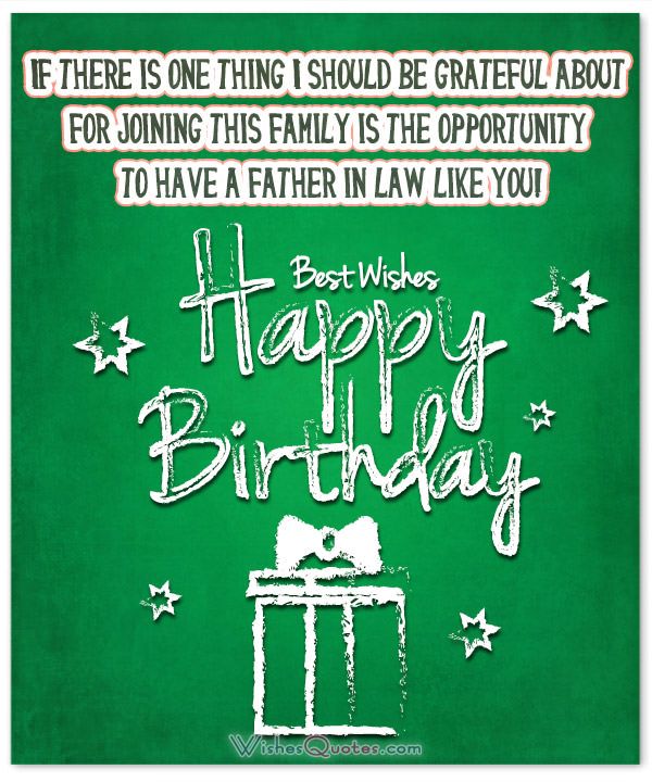 Happy Birthday Father In Law Funny Wishes