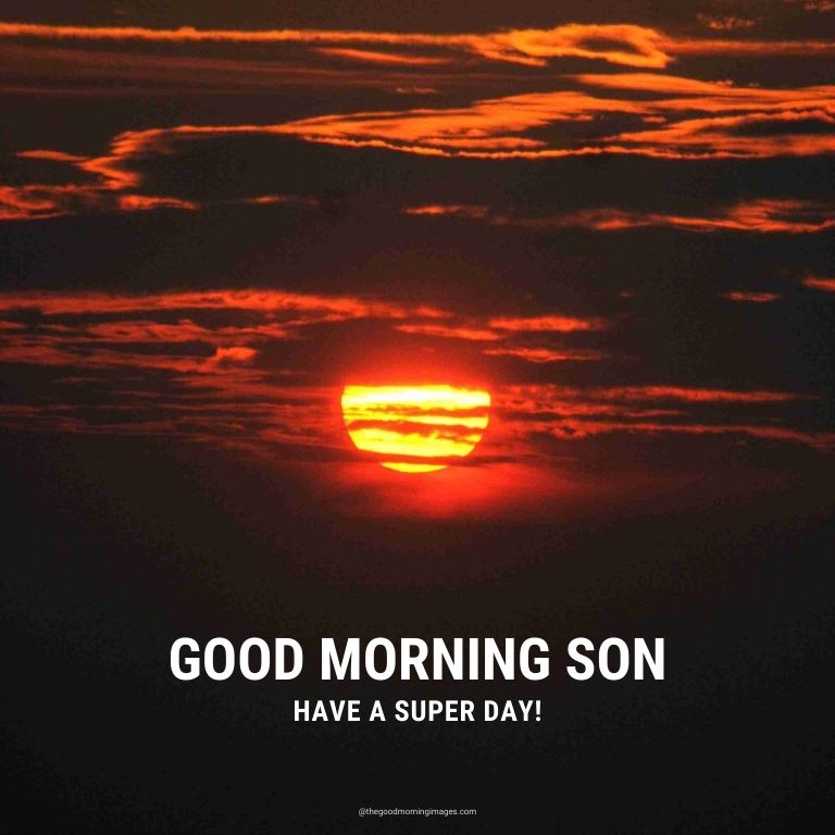 Emotional Good Morning Son Images With Quotes