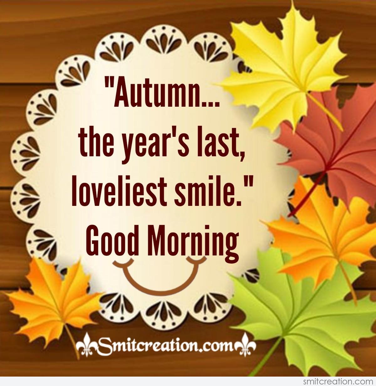 Good Morning Autumn Love Quotes