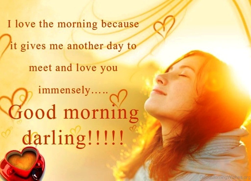 Good Morning Darling Message For Her