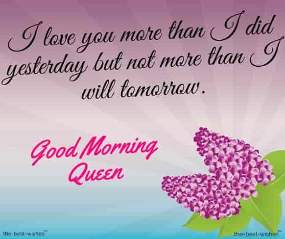 Good Morning My Queen Quotes For Girlfriend