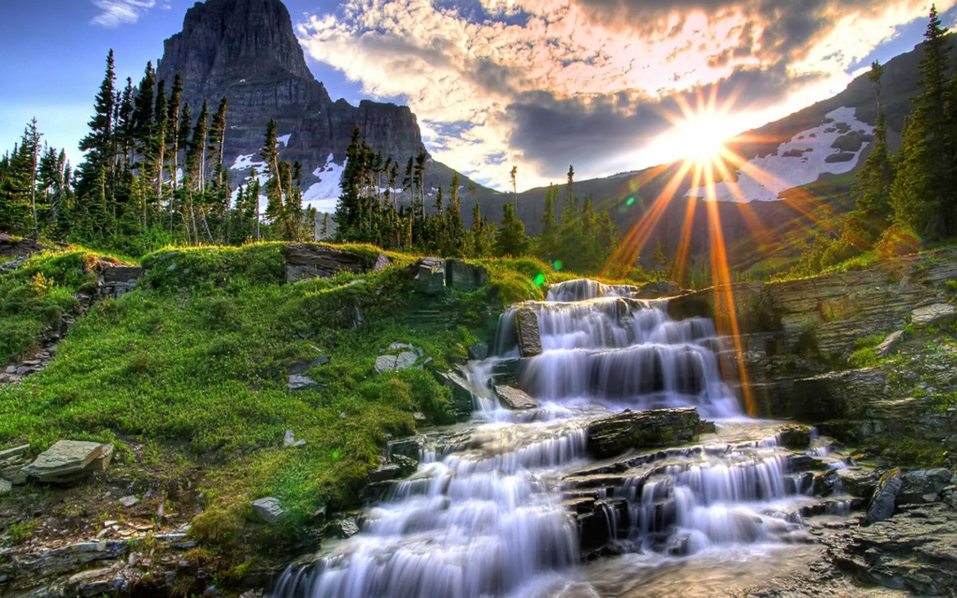 Good Morning Waterfall Wallpapers HD
