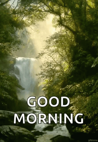 Good Morning Waterfall Photos For WhatsApp