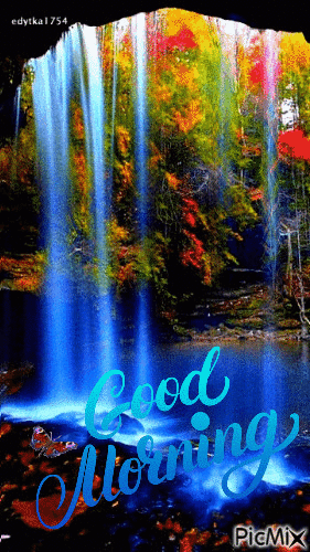 Good Morning Waterfall Images HD