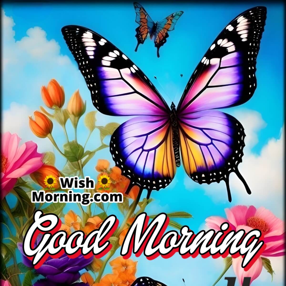 Good Morning Butterfly Images