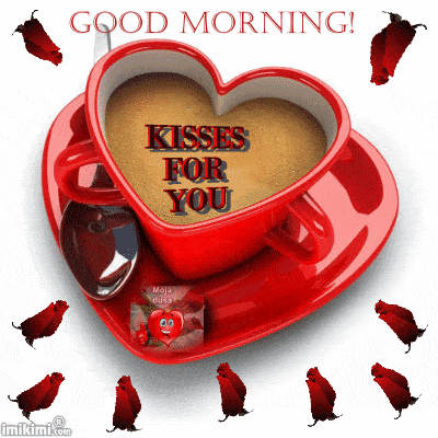 Good Morning GIF Love Kiss Images