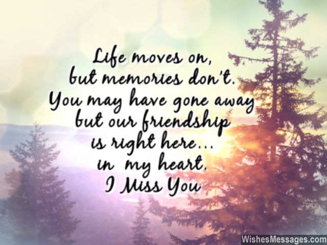 Quotes About Missing Friends And Memories