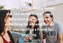 Friendship Day Quotes For Best Friend In English