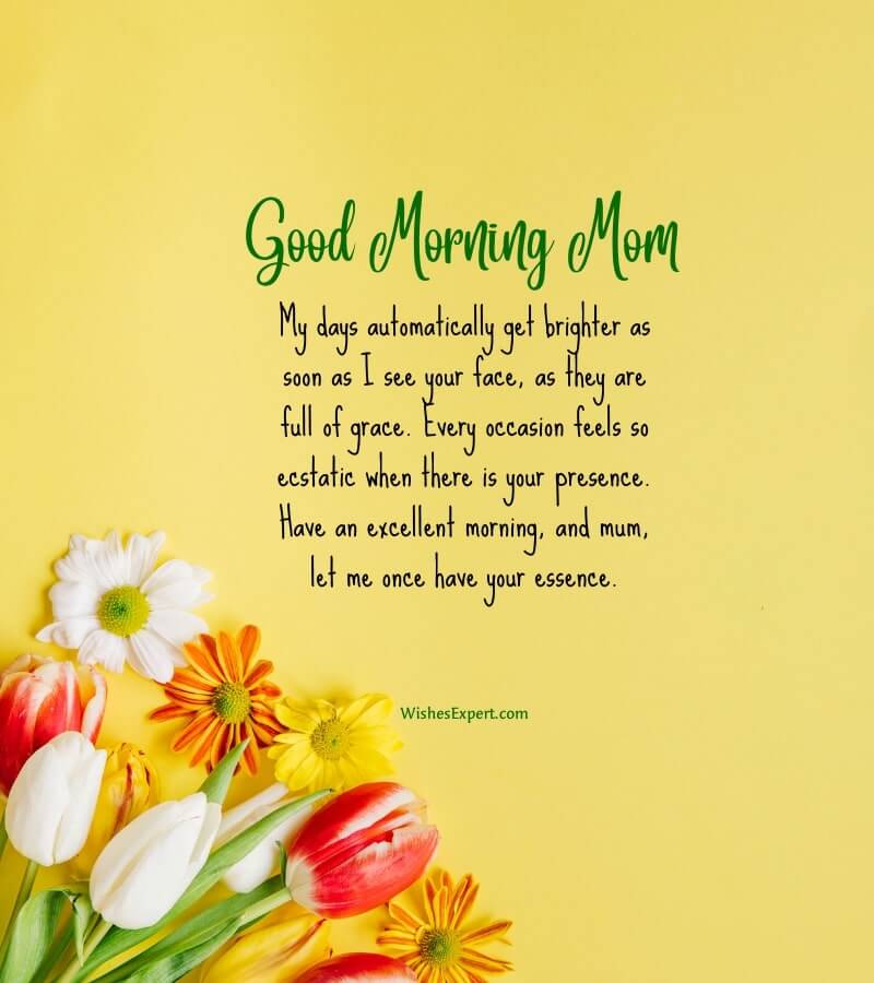 Good Morning Quotes For Mom