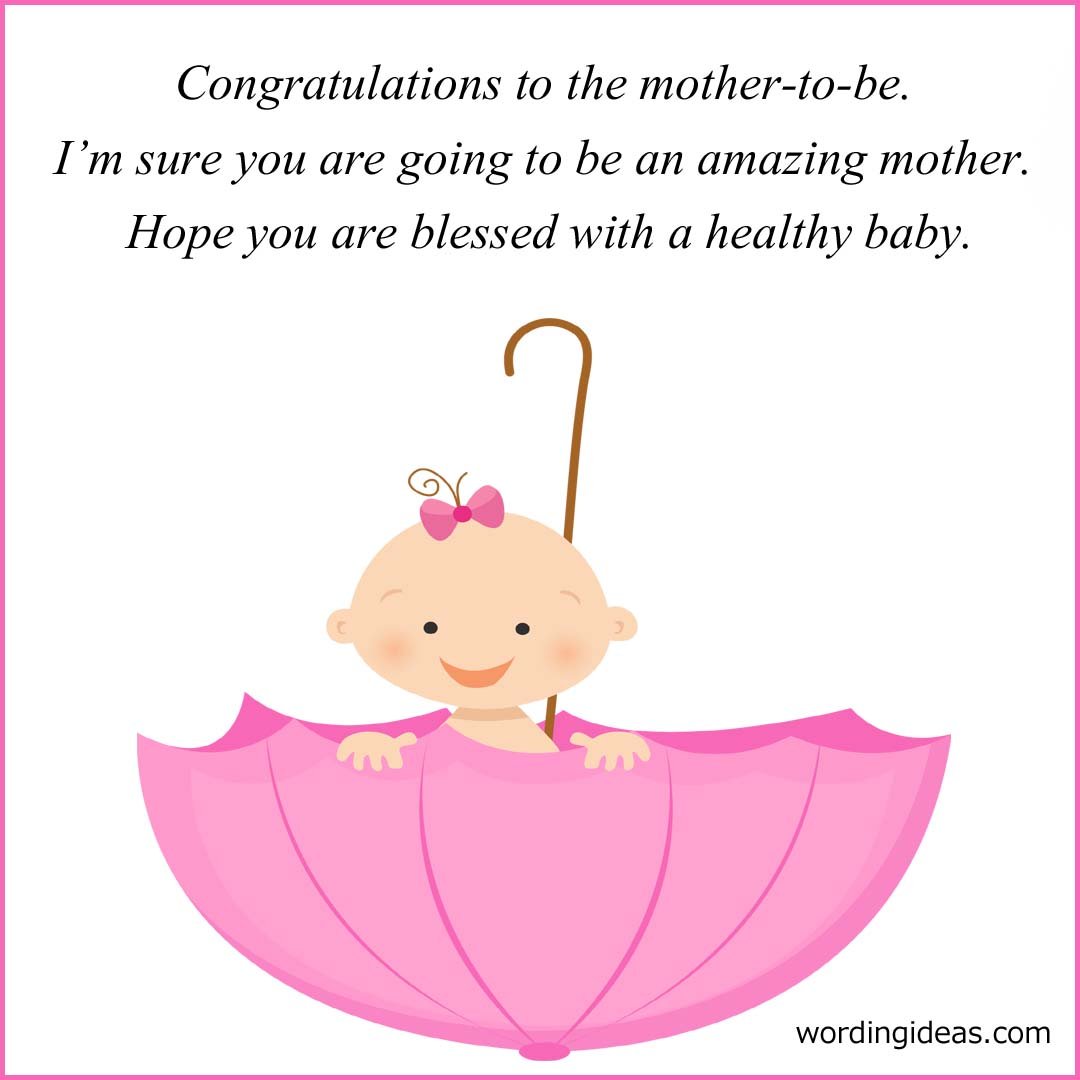 Congratulations On Becoming A Mother