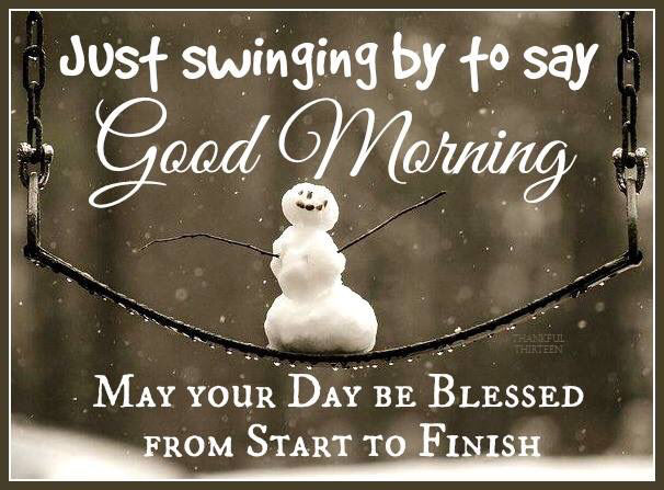 47+ Good Morning Winter Images With Quotes, Winter Snowfall