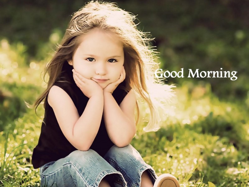 Cute Good Morning Baby Girl Images