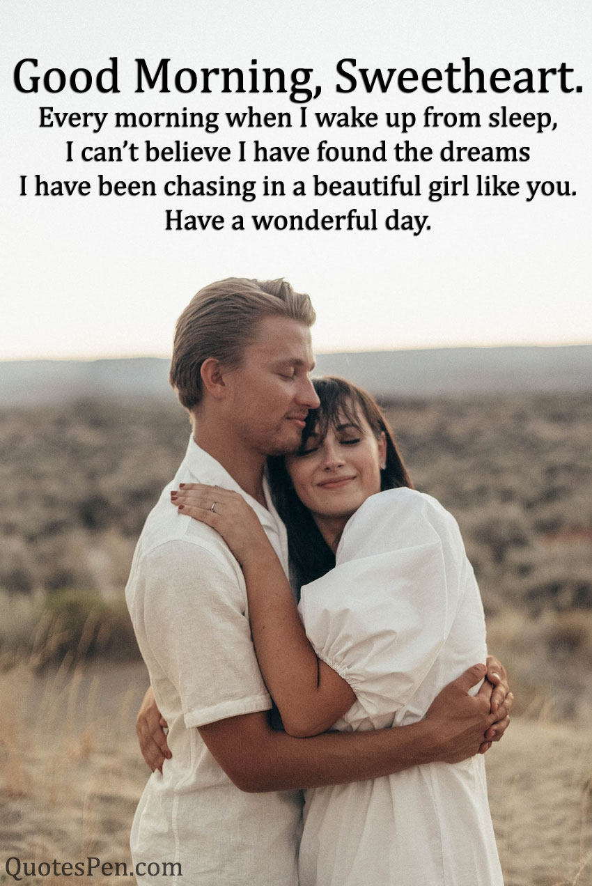 Good Morning Love Photos For Girlfriend With Quotes