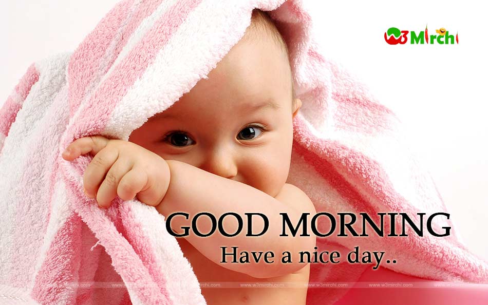 Good Morning Baby Quotes For New Born Baby