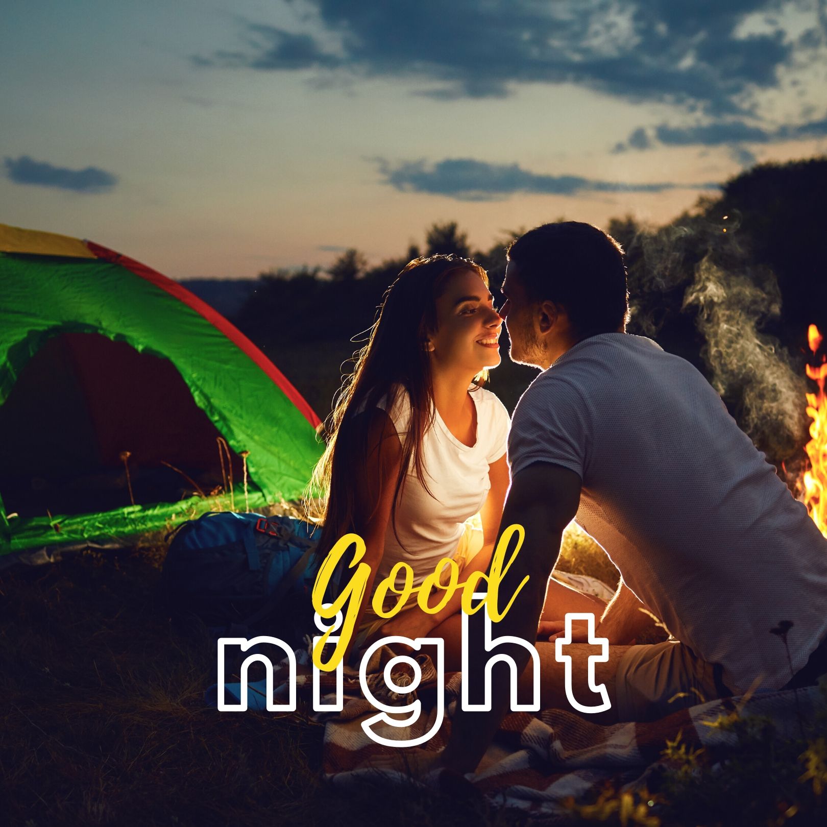 Good Night Image With Love Couple