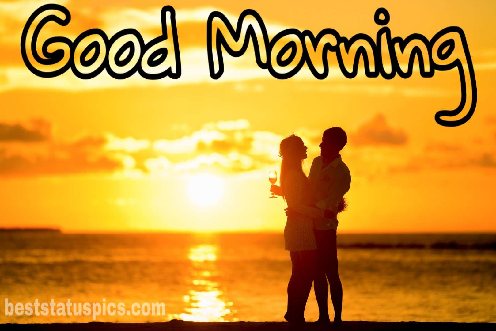 Good Morning Image With Love Couple HD