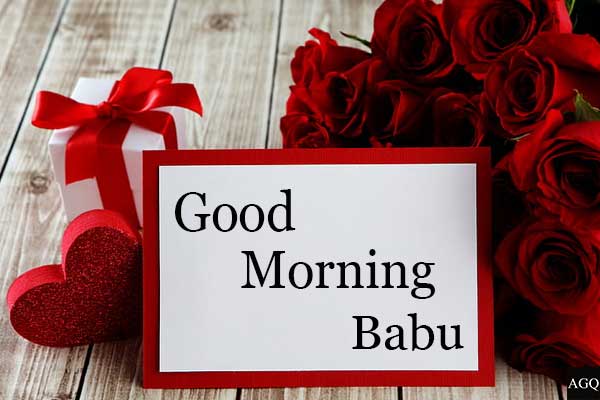 47+ Good Morning Babu Images With Quotes, Love U Babu Images