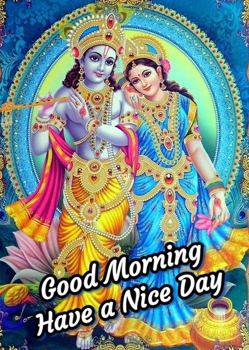 51+ Good Morning Krishna Images, Radha Krishna Good Morning Images