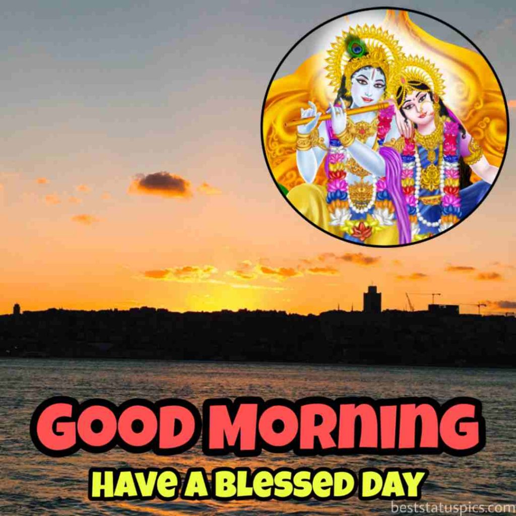 51+ Good Morning Krishna Images, Radha Krishna Good Morning Images
