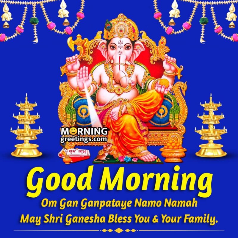 Good Morning Ganpati Images With Quotes