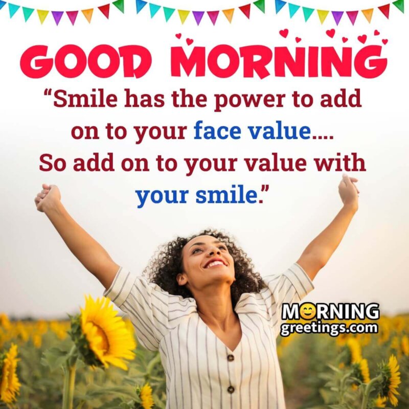 51+ Good Morning Smile Quotes & Good Morning Smiley Face