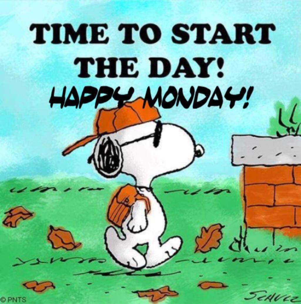 Snoopy Happy Monday Images