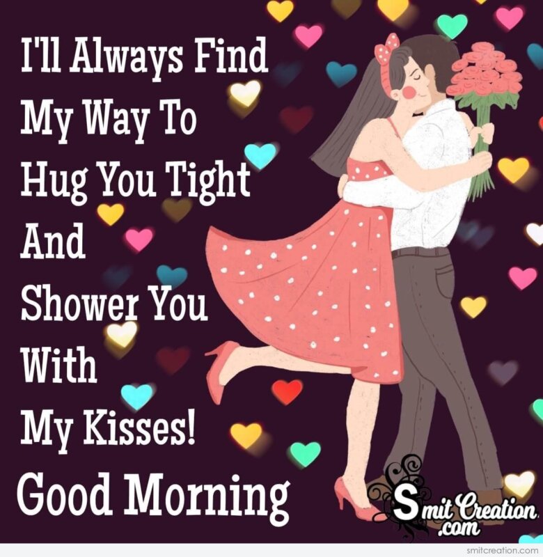 Good Morning Hug In Bed Images
