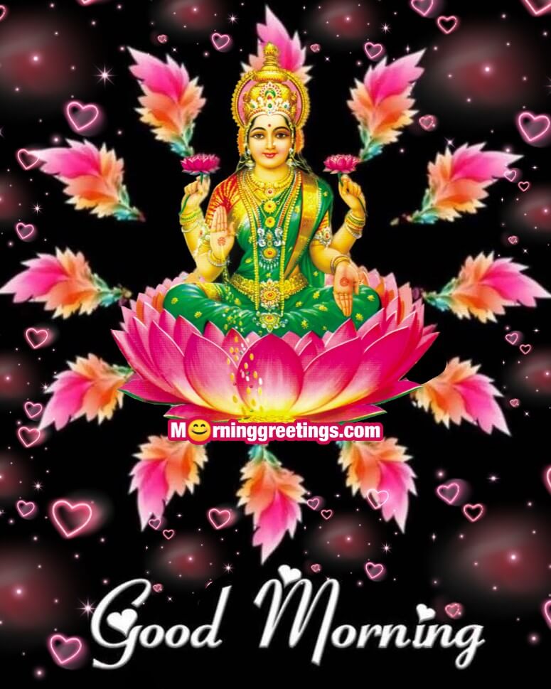 Good Morning Images With Goddess Lakshmi