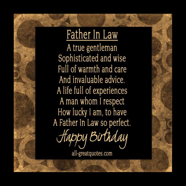Father In Law Birthday Quotes From Daughter In Law