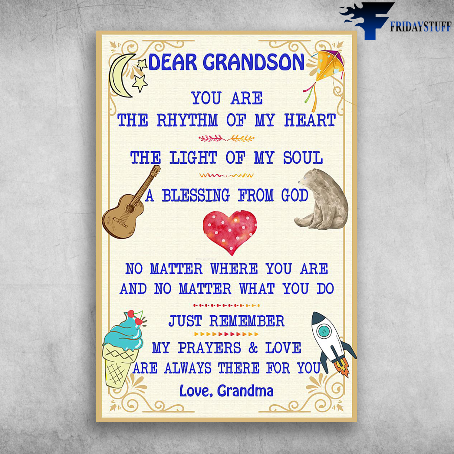 Good Morning Messages For Grandson From Grandmother