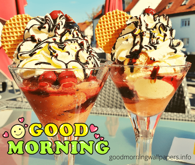 Good Morning Ice Cream HD Images