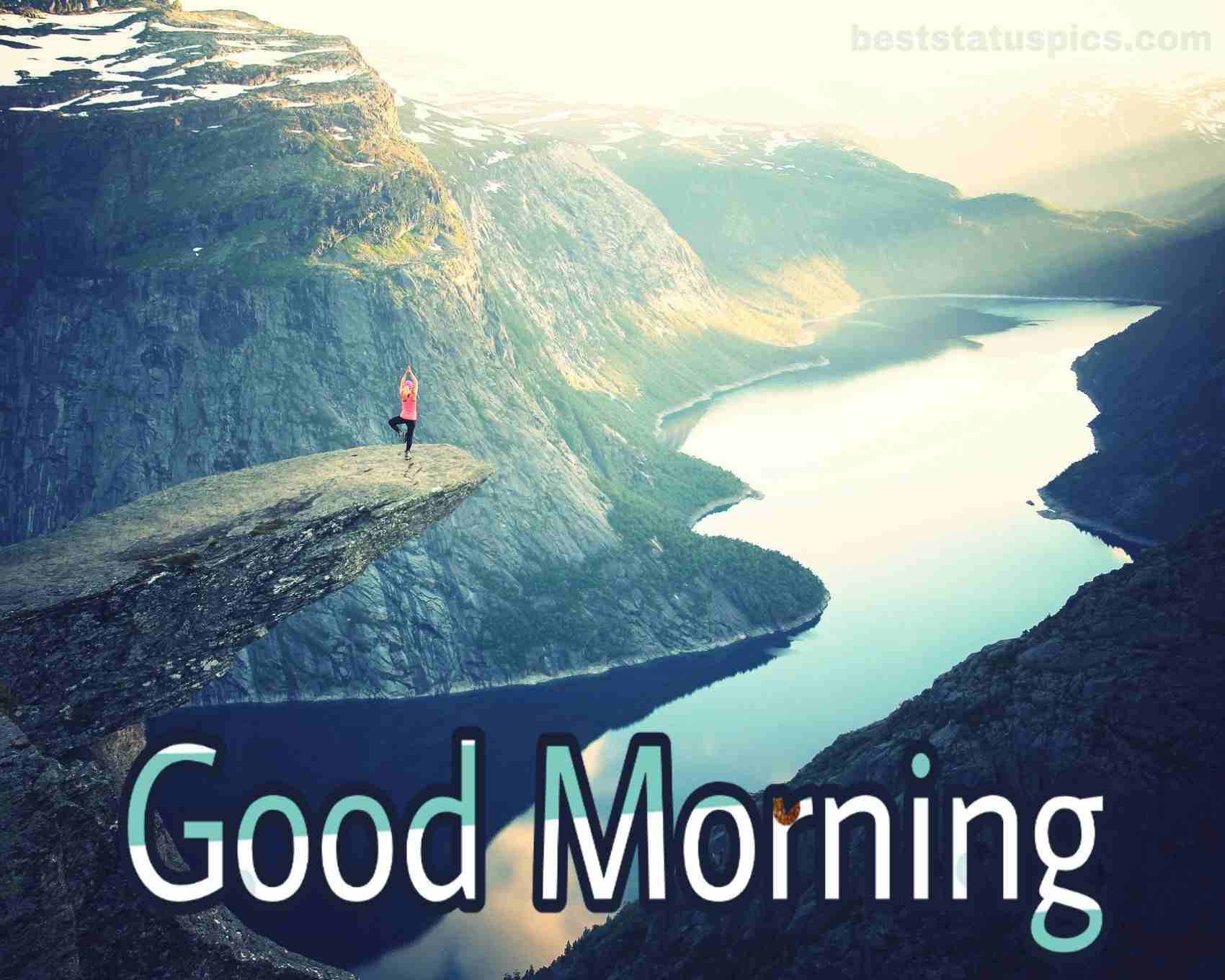 Good Morning Mountain Images HD For WhatsApp