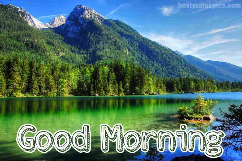 Good Morning Mountain Images HD For WhatsApp