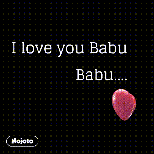I Love You Babu Shayari