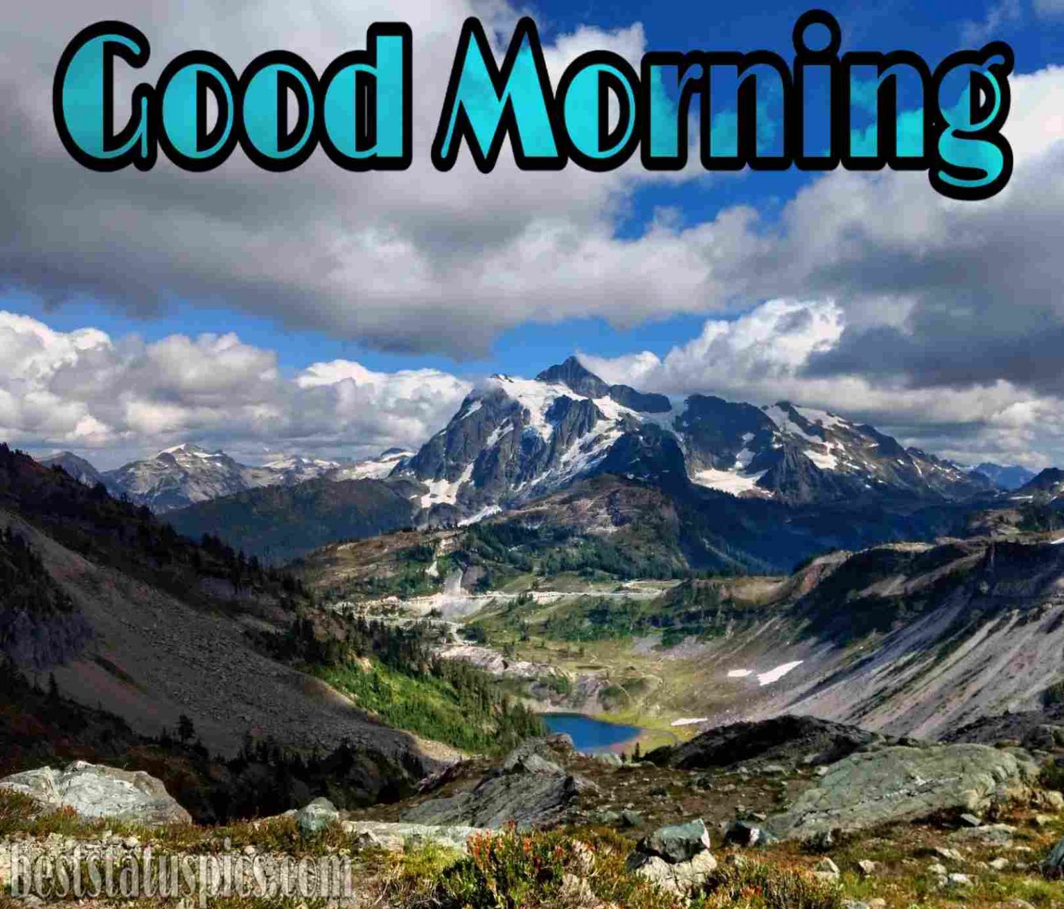 51+ Good Morning Mountain Images, Mountain Sunrise & Snow