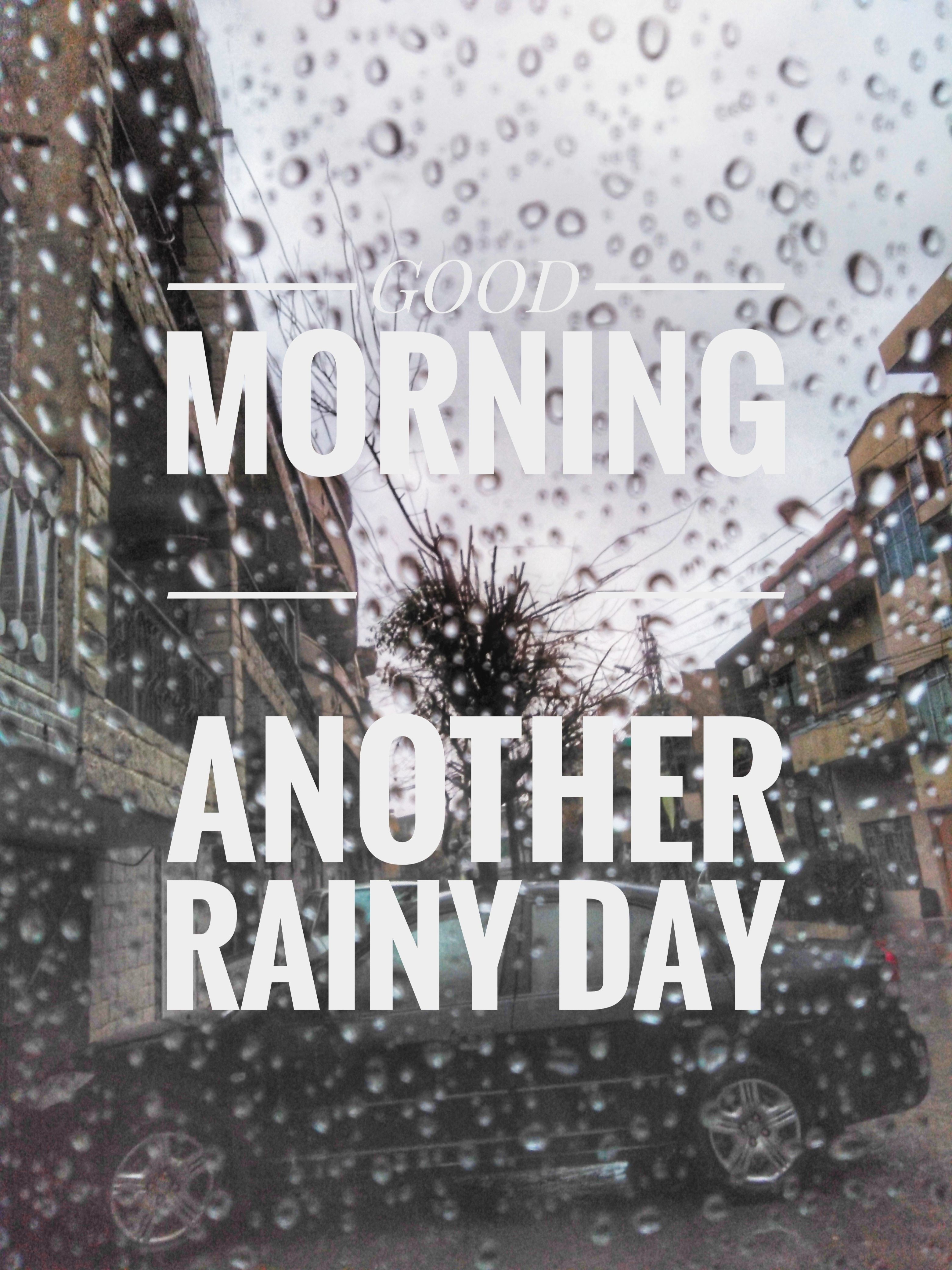 Good Morning Rainy Day Images With Quotes